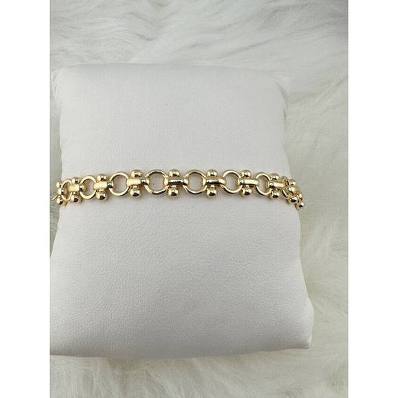 Jewelry - Gold Plated Adjustable Bolo Bracelet Link Chain Jewelry New
